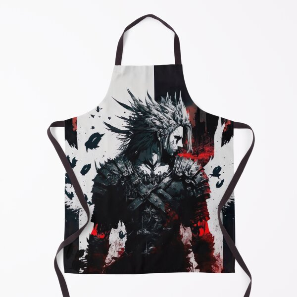 Item preview, Manga Final Fantasy Inspired Artwork Black and White #2 designed and sold by jojolescargot.