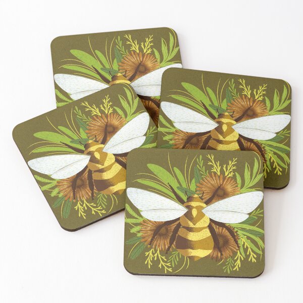 Item preview, Honey Bee and florals designed and sold by rnmarts.