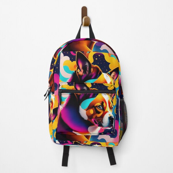Item preview, beautiful dog colorful abstract vector illustration digital art curls and waves 2 designed and sold by vishalraifx.