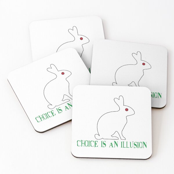 Item preview, The white rabbit Matrix - Choice is an Illusion designed and sold by yxaxcx.