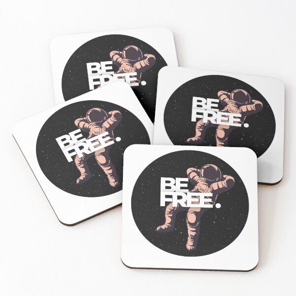 Item preview, Be Free Astronaut White designed and sold by derendesign.