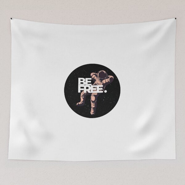 Item preview, Be Free Astronaut White designed and sold by derendesign.