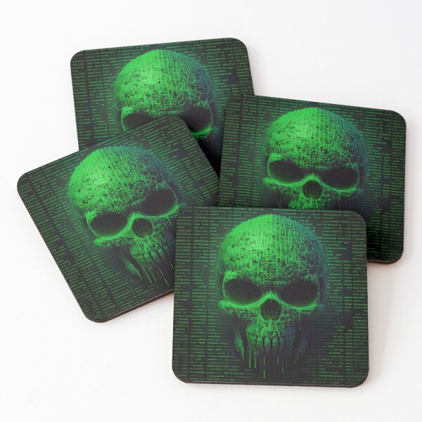 Item preview, Binary Skull designed and sold by ArtAT.