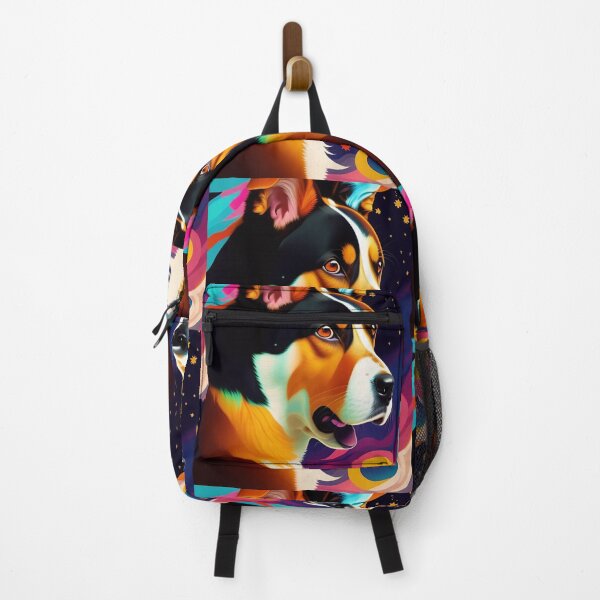 Item preview, beautiful dog colorful abstract vector illustration digital art curls and waves 6 designed and sold by vishalraifx.