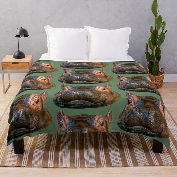 Item preview, Cute baby Hippopotamus designed and sold by Dalyndigital Photography.