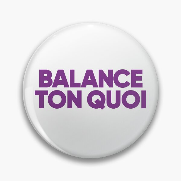 Item preview, Balance Ton Quoi Angèle Violet designed and sold by TooFrenchClub.