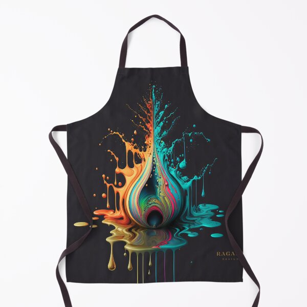 Artikelvorschau, Exclusive Dripping Colourful Drop in Fibonacci Style for Wall Art, Home and Office Decor entworfen und verkauft von RAGANADesign.
