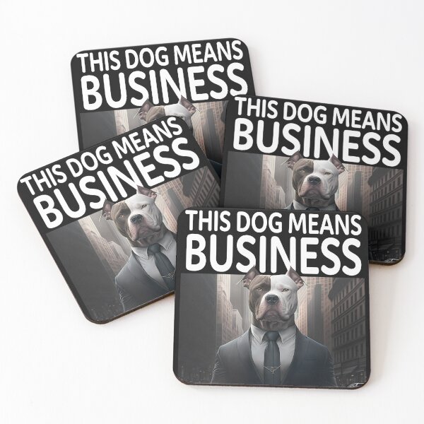 Item preview, This Dog Means Business designed and sold by StreetWiseMedia.
