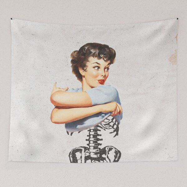 Item preview, Tired of this Flesh Sack Vintage Poster (No Text) designed and sold by Dani Moffet.