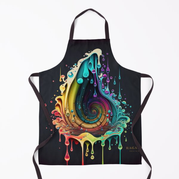 Artikelvorschau, Exclusive Dripping Colourful Drop in Fibonacci Style for Wall Art, Home and Office Decor entworfen und verkauft von RAGANADesign.