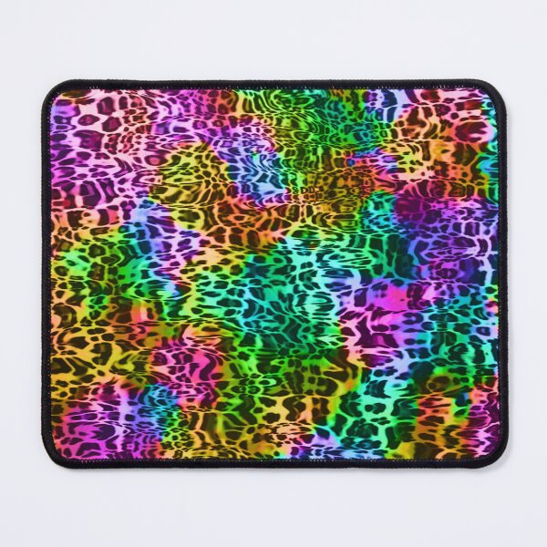 Item preview, Rainbow colors bright leopard print design,Animal skin background designed and sold by oyonni design.