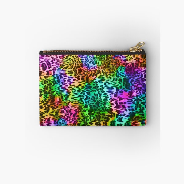 Item preview, Rainbow colors bright leopard print design,Animal skin background designed and sold by oyonni design.