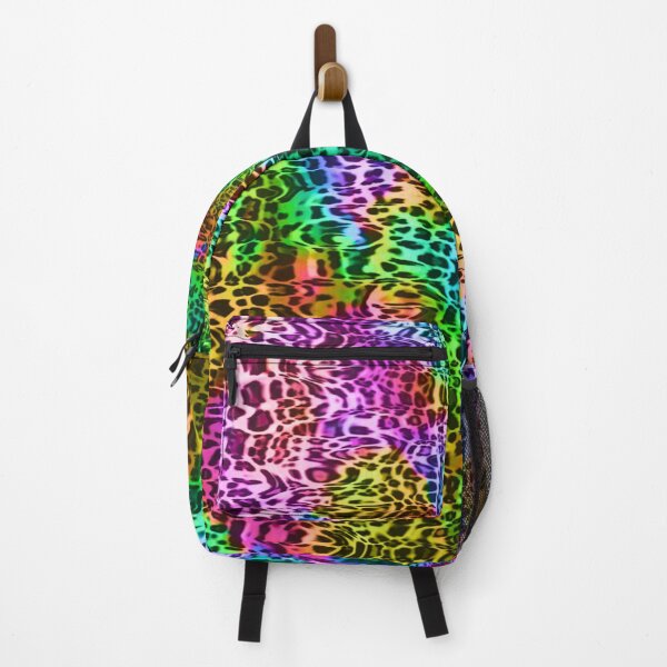 Item preview, Rainbow colors bright leopard print design,Animal skin background designed and sold by oyonni design.