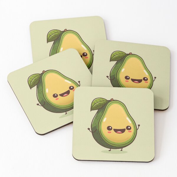 Item preview, Cute Smiling Avocado designed and sold by AxeWave.