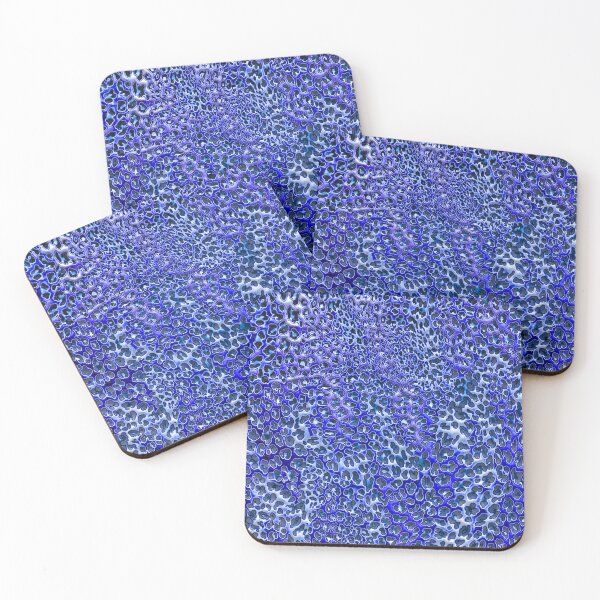 Item preview, 3D dark blue leopard print design,Animal skin background designed and sold by oyonni design.