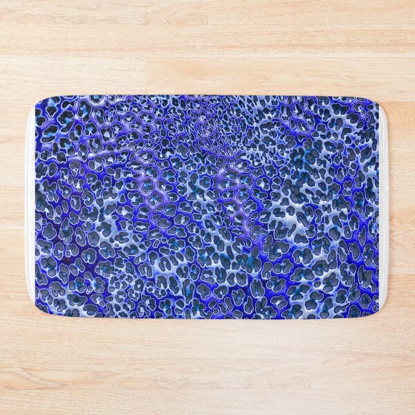 Item preview, 3D dark blue leopard print design,Animal skin background designed and sold by oyonni design.