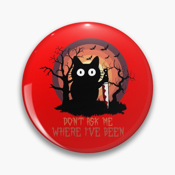 Item preview, Cat What Murderous Black Cat With Knife Horror designed and sold by Wantutriop.