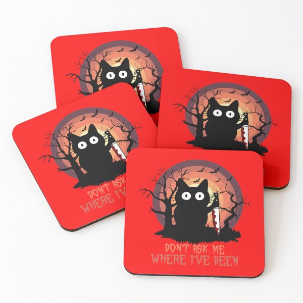 Item preview, Cat What Murderous Black Cat With Knife Horror designed and sold by Wantutriop.