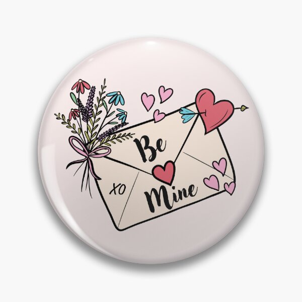 Item preview, Be Mine Love letter and Flowers designed and sold by CreativeDraws42.