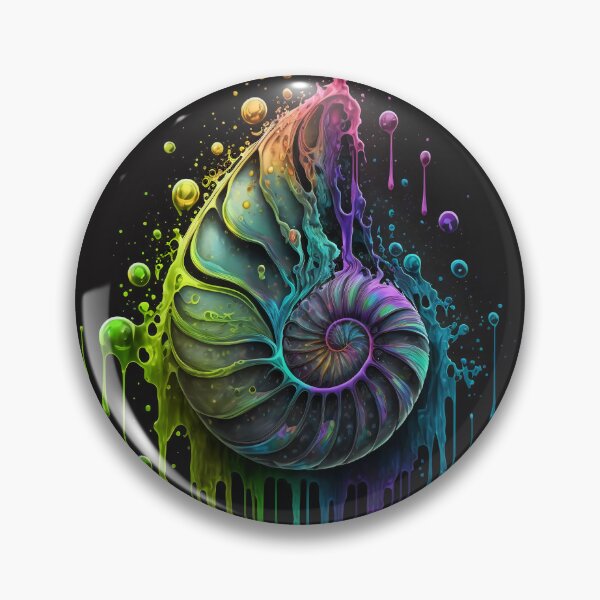 Artikelvorschau, Exclusive Dripping Colourful Drop in Fibonacci Style for Wall Art, Home and Office Decor entworfen und verkauft von RAGANADesign.
