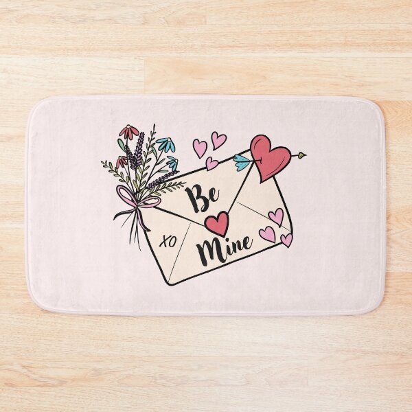 Item preview, Be Mine Love letter and Flowers designed and sold by CreativeDraws42.