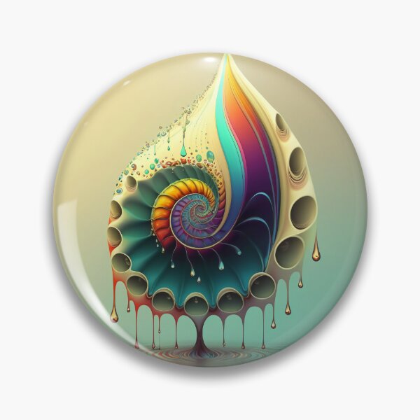Artikelvorschau, Exclusive Dripping Colourful Drop in Fibonacci Style for Wall Art, Home and Office Decor entworfen und verkauft von RAGANADesign.