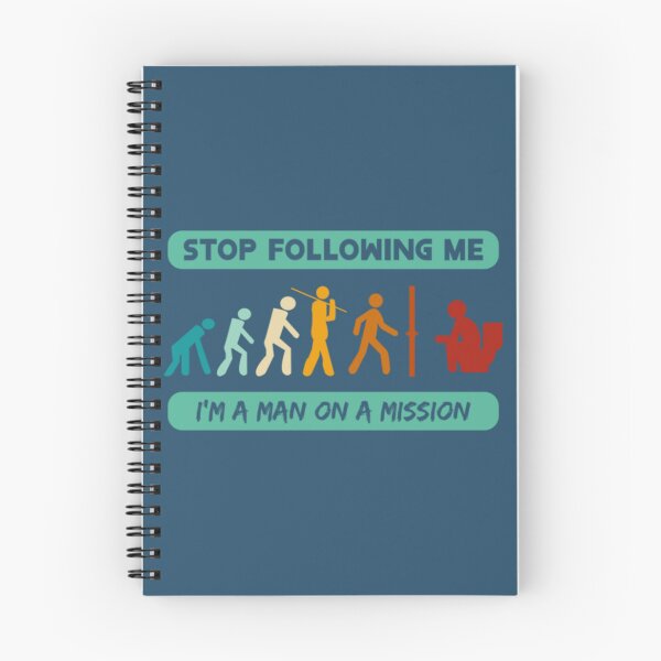 Item preview, Evolution Of Man Stop Following Me   designed and sold by TreeShirtzee.