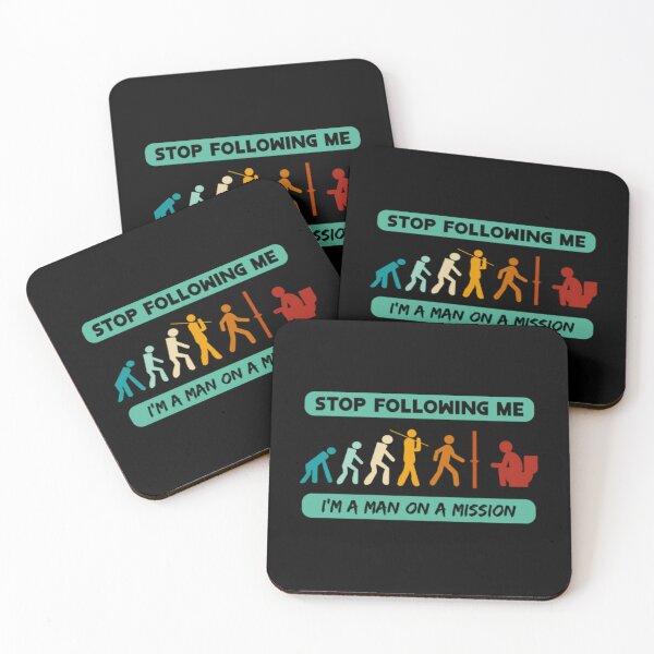 Item preview, Evolution Of Man Stop Following Me   designed and sold by TreeShirtzee.