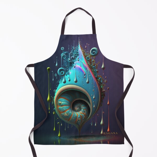 Artikelvorschau, Exclusive Dripping Colourful Drop in Fibonacci Style for Wall Art, Home and Office Decor entworfen und verkauft von RAGANADesign.