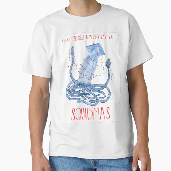 Item preview, Have Yourself A Merry Little Squidmas designed and sold by flailingmuse.