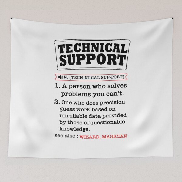 Item preview, Tech Support Definition SysAdmin Shirt designed and sold by WeeTee.