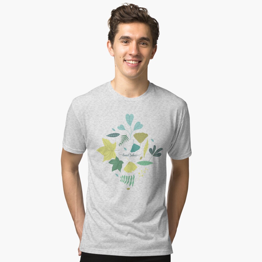 Vista previa del artículo con la obra «Camiseta de tejido mixto», diseñado y vendido por AnaidZahori.