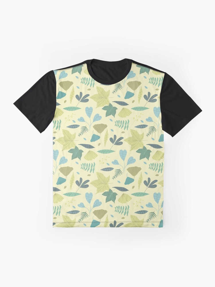 Imagen 4 de 5, Camiseta gráfica con la obra Hojas , diseñada y vendida por AnaidZahori.