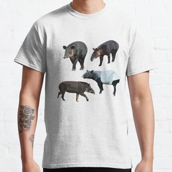 Vista previa del artículo con la obra «T es para Tapir», diseñado y vendido por thezoogirl.