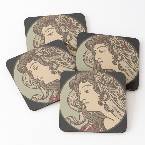 Item preview, Stained glass window by Alphonse Maria Mucha designed and sold by KaskyArevalo.