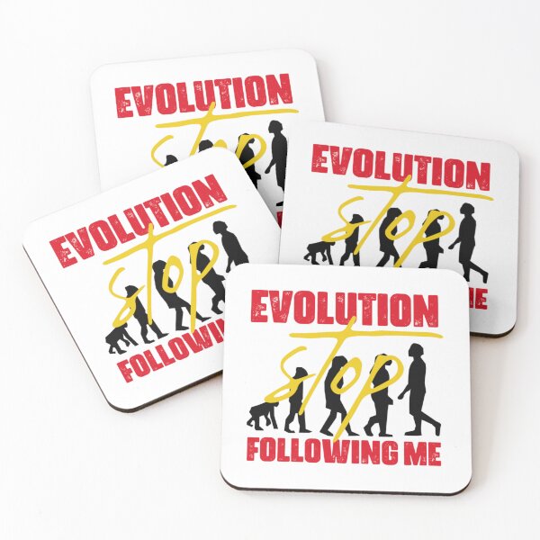 Item preview, evolution stop following me   designed and sold by TreeShirtzee.