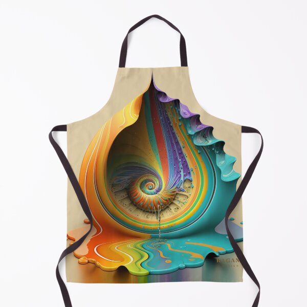 Artikelvorschau, Exclusive Dripping Colourful Drop in Fibonacci Style for Wall Art, Home and Office Decor entworfen und verkauft von RAGANADesign.