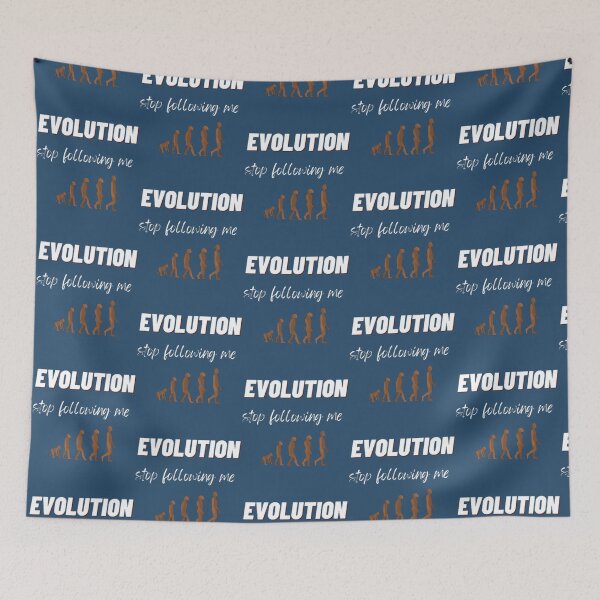 Item preview, evolution stop following me - evolution steps   designed and sold by TreeShirtzee.