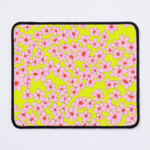 Item preview, A.I. Adorned: A Cherry Blossom Pattern Painting yellow [AI generated, AI art ] designed and sold by 3ac-Arts.