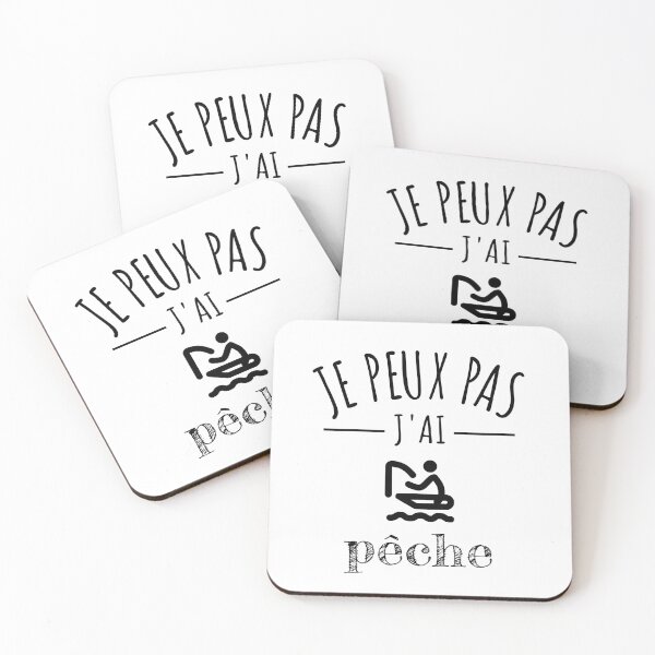 Aperçu de l'œuvre je peux pas j'ai pêche humour pêcheur créée et vendue par la-petite-folie.