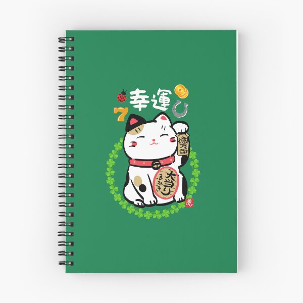 Item preview, St Patrick's Day - Maneki Neko - Good Luck Charms - Lucky Cat designed and sold by DesignByLeo.