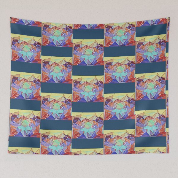 Item preview, Triangular shape art with floral texture Essential  designed and sold by TreeShirtzee.