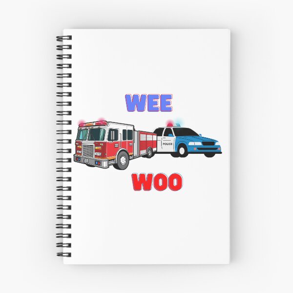 Item preview, Wee woo firetruck and police car designed and sold by BeCalyx ⭐⭐⭐⭐⭐.