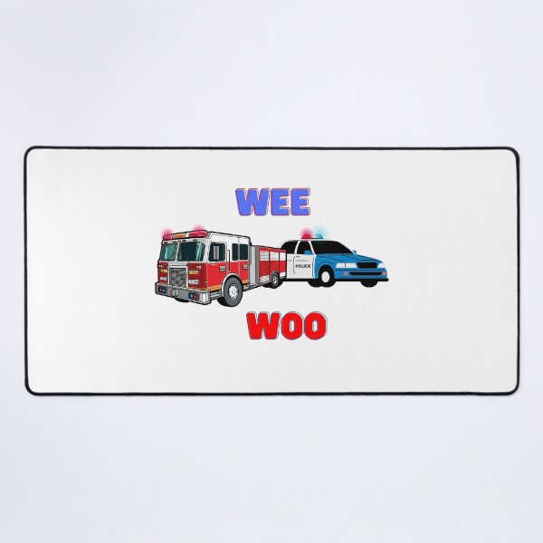 Item preview, Wee woo firetruck and police car designed and sold by BeCalyx ⭐⭐⭐⭐⭐.