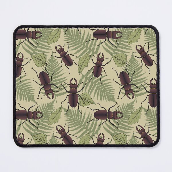 Item preview, Stag Beetle Nature Pattern designed and sold by HotHibiscus.