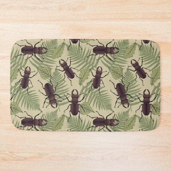Item preview, Stag Beetle Nature Pattern designed and sold by HotHibiscus.