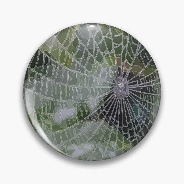 Item preview, spider's web on a green background designed and sold by SunGraphicArt.