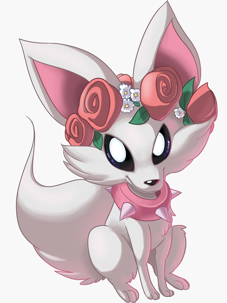 "AliceStarz Animal Jam Fox Character" Sticker by AliceLPS | Redbubble