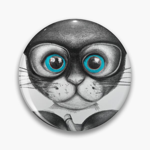 Item preview, gato blanco y negro designed and sold by Scatten1593.