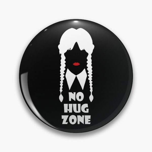 Item preview, Wednesday - No Hug Zone designed and sold by ThreeMeatCurry.